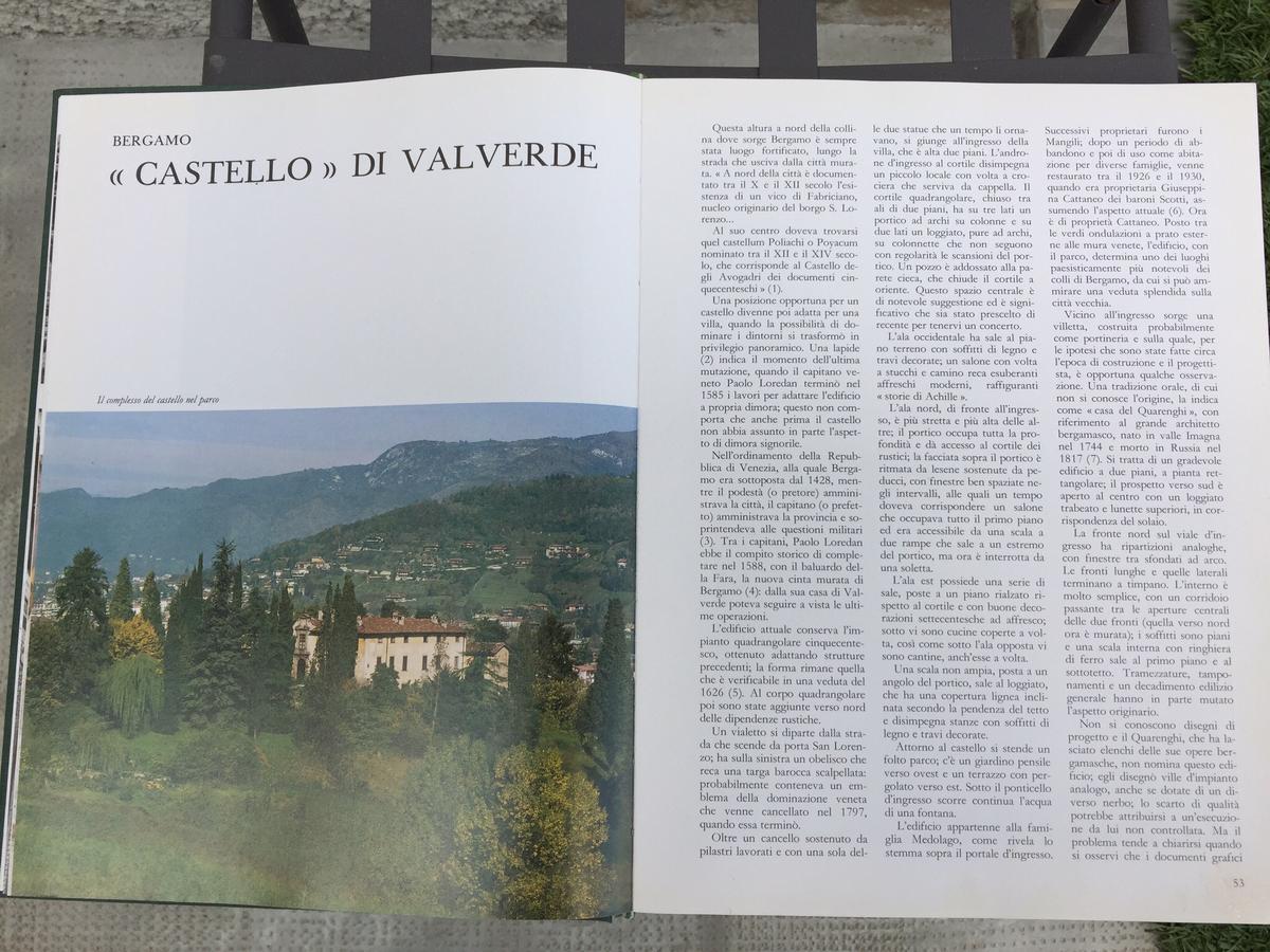 Il Castello Di Valverde B&B 贝尔加莫 外观 照片